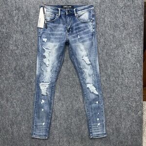 ESNTL Lab skinny slim distressed Jeans Men's size 32 32x32